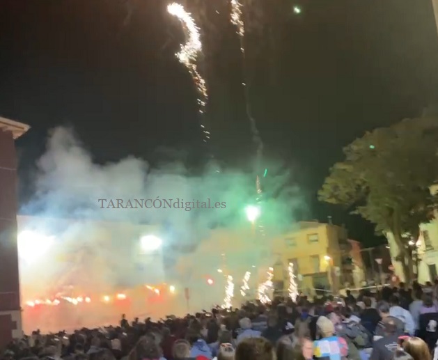 La traca fin de fiestas en Tarancón pone el punto y final a más de 7 días de alegría y diversión