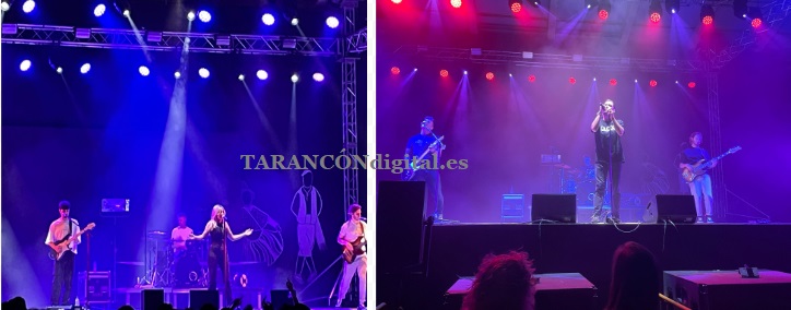 La noche del Pop con «La otra Oreja» y «DLocos» concentró a más de 2300 personas en el cuarto concierto de las Fiestas Patronales