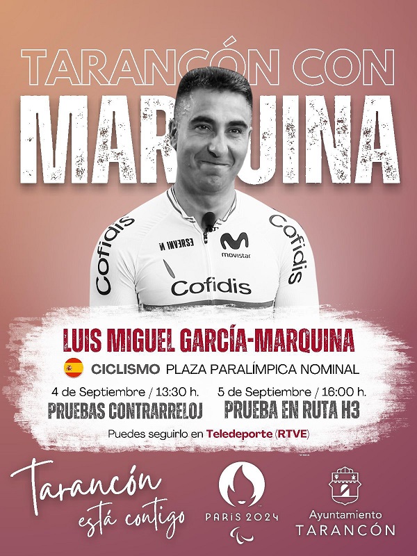 Luis Miguel García-Marquina, compite mañana en los Juegos Paralímpicos de París 2024