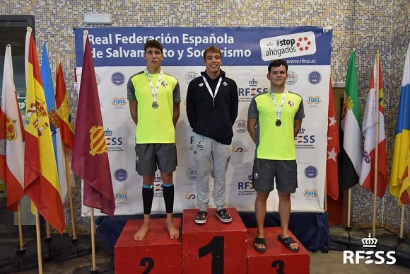 Excelente campeonato de España por Comunidades de Salvamento y Socorrismo, del fonteño en las filas de Guardavidas de Cuenca, Isaac Yunta,  tanto individual como su aportación a la selección de CLM en la que tambien había socorristas de  SVAT