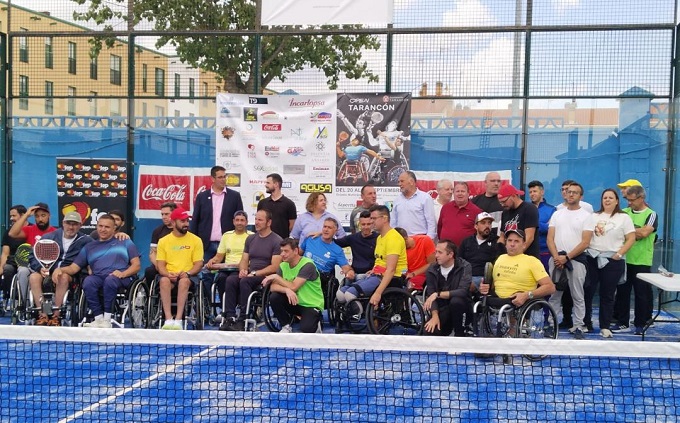 Edorta de Anta y Luis Peinado, vencedores del III Open Ciudad de Tarancón de Pádel Silla disputado en las pistas del Estadio Municipal