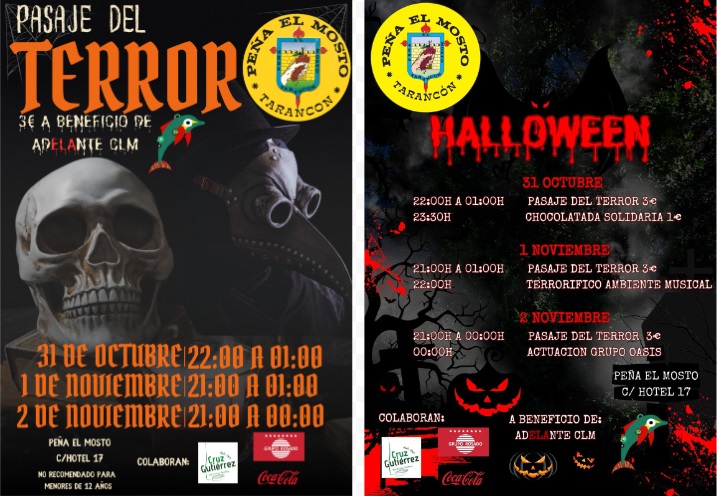 La Peña El Mosto de Tarancón prepara un Halloween de terror y solidaridad para combatir la ELA