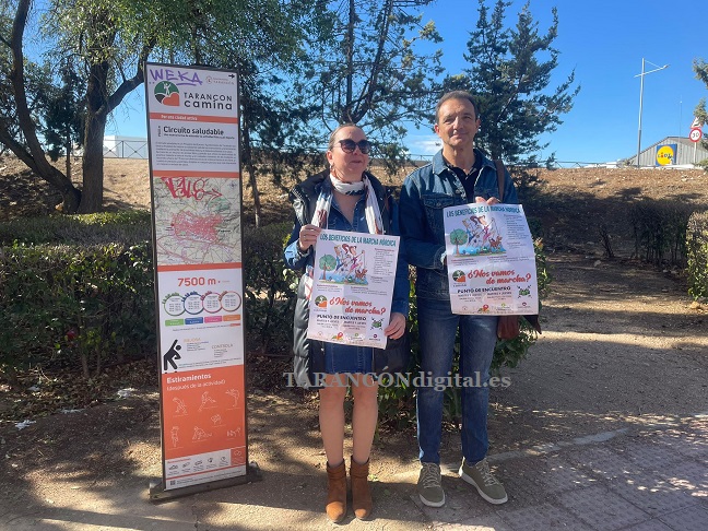 Rehabilitados los elementos del circuito urbano saludable de Tarancón, que contiene 4 Totem y 58 puntos de señalización
