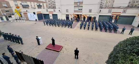 Acto de recepción en Toledo de los alumnos en prácticas de la Guardia Civil en Castilla-La Mancha