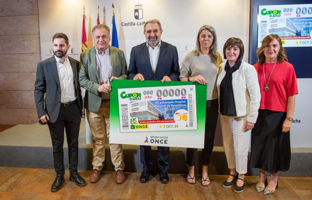 El 50 Aniversario del Hospital Nacional de Parapléjicos protagoniza el cupón de la ONCE del 7 de octubre