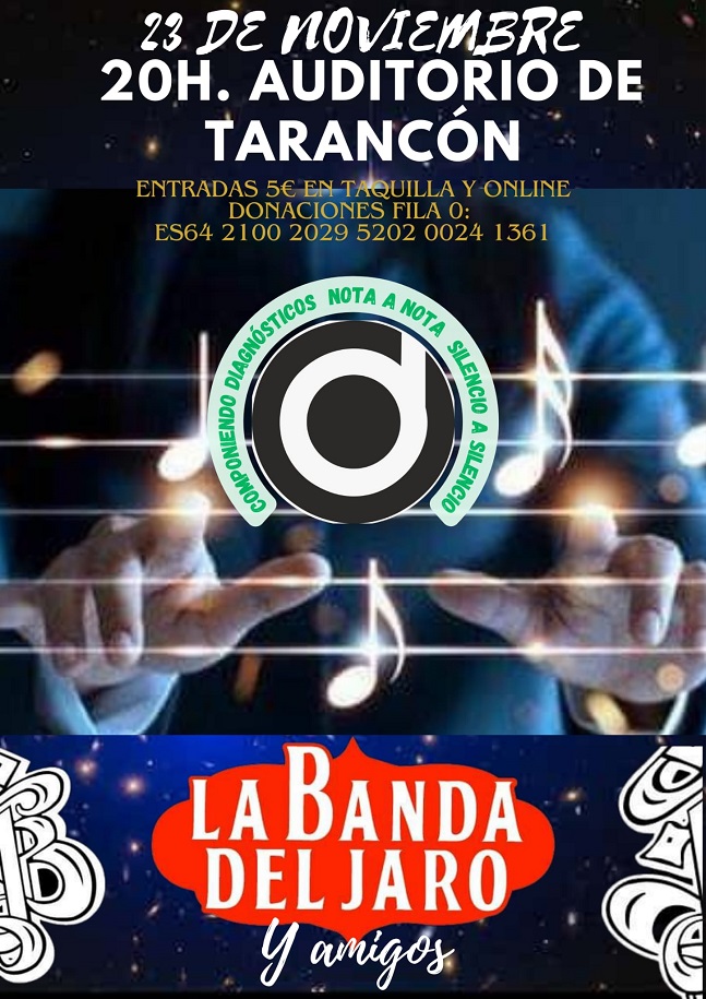 La Banda del Jaro organiza un concierto benéfico en Tarancón a favor de las enfermedades raras sin diagnóstico