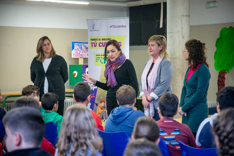El Gobierno regional desarrolla el programa de prevención frente al acoso #TúCuentas, que beneficia a más de 27.700 menores en la región