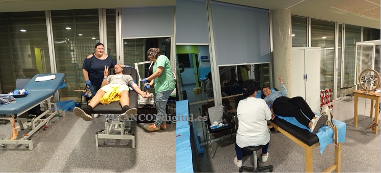 Este jueves se realizaban un total de 82 donaciones de sangre en Tarancón