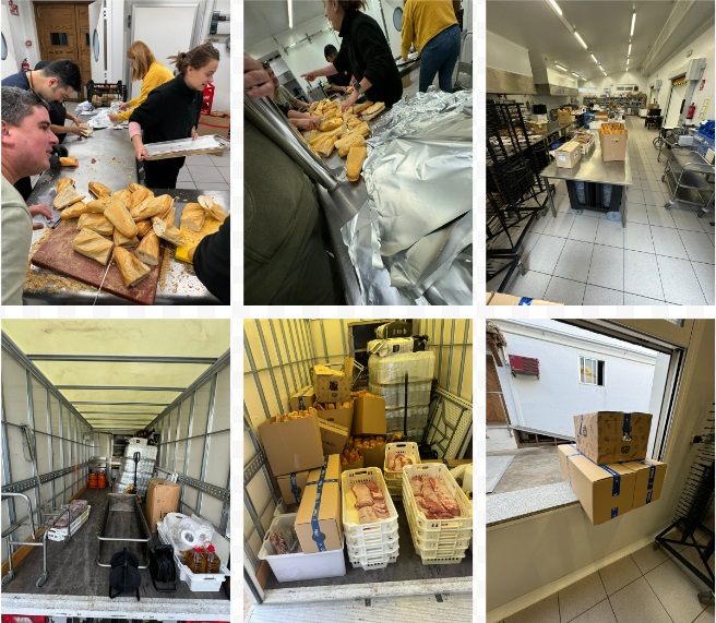 El Restaurante Essentia de Tarancón muestra su solidaridad y apoyo con Utiel con el envío de 1000 bocadillos de Jamón y la preparación de otros 1.000 de carne a la brasa que cocinará in situ.