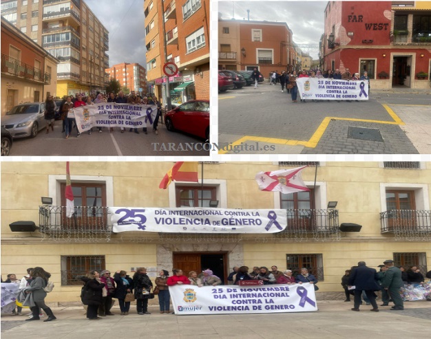 Tarancón se une al día internacional de la eliminación de la violencia de género con una marcha y lectura del manifiesto
