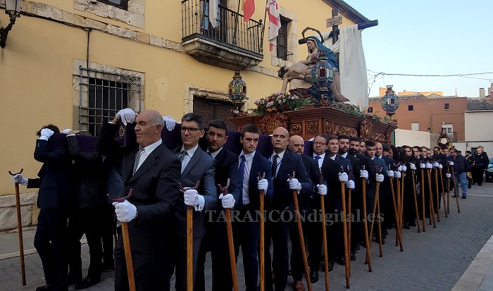 La Procesión de la Virgen de la Piedad en Tarancón transcurrió por el Casco Antiguo de Tarancón.
