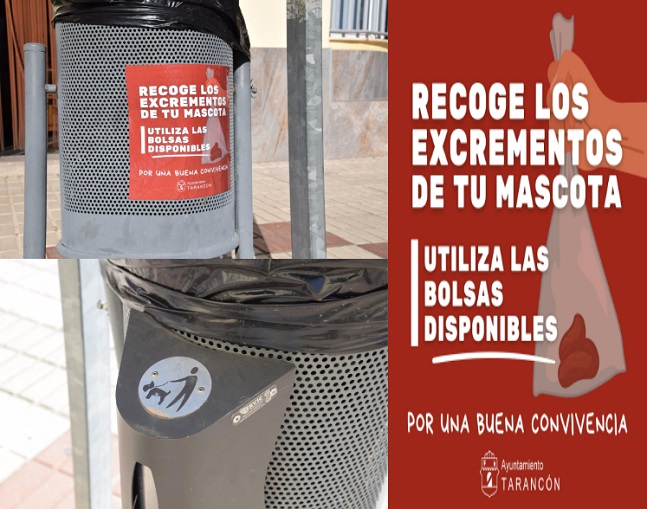 El Ayuntamiento de Tarancón refuerza su campaña de concienciación sobre la limpieza de excrementos de mascotas