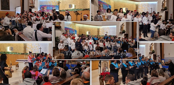 Gran éxito de público en la tercera jornada del certamen de villancicos en la parroquia de San Víctor y Santa Corona
