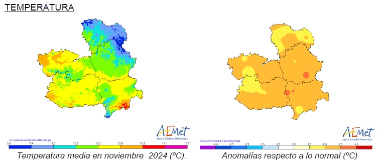 Noviembre rompe récords de calor y sequía en Castilla-La Mancha