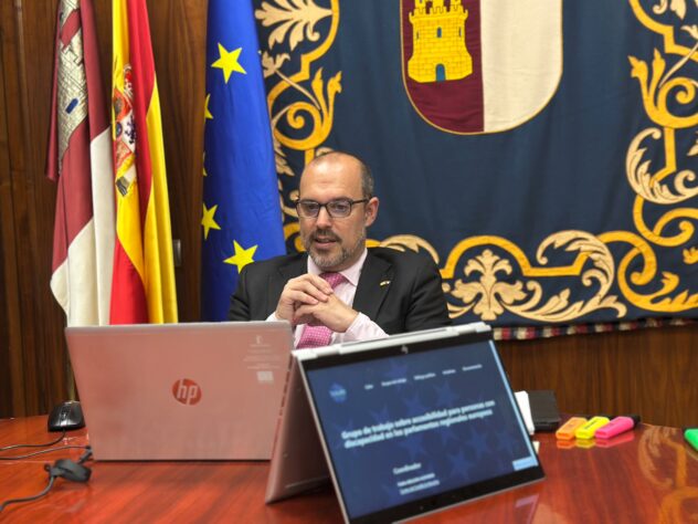 Las Cortes de Castilla-La Mancha presentan a las asambleas regionales de Europa el plan de trabajo para del grupo interparlamentario sobre discapacidad