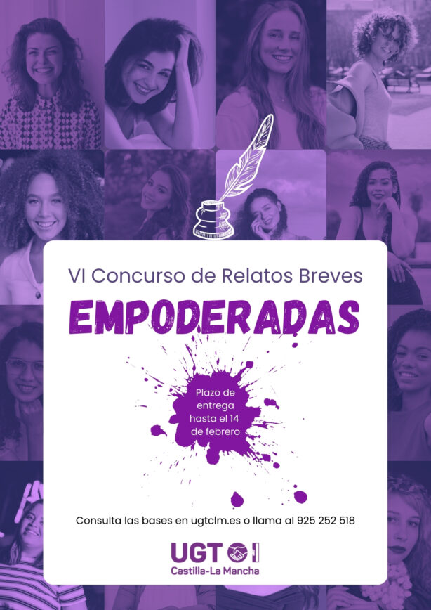 UGT Castilla-La Mancha convoca la VI edición del Concurso de Relatos Breves “Empoderadas”