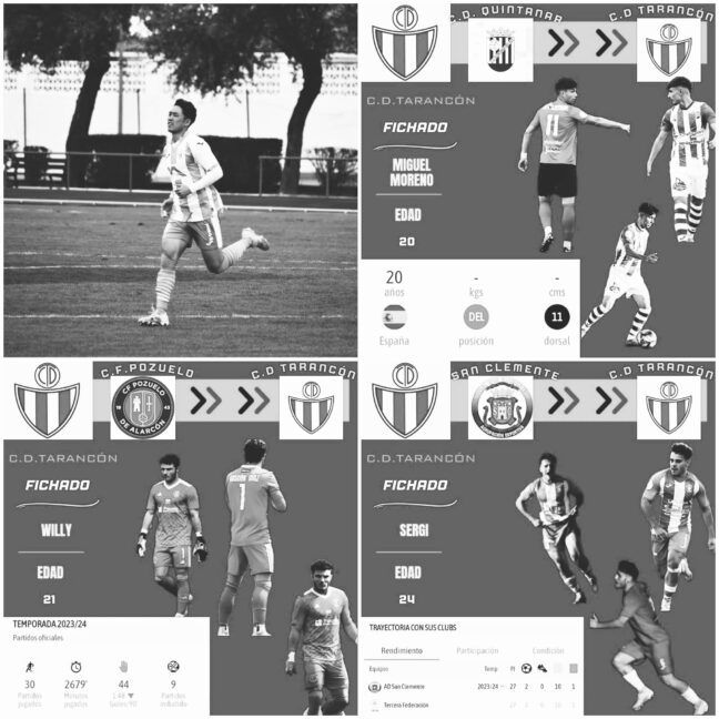 El CD Tarancón, confirma las cuatro bajas que se han producido en el club en la primera vuelta de competición