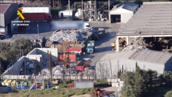Desarticulada una organización delictiva internacional dedicada al tráfico ilícito de residuos urbanos procedentes de Italia