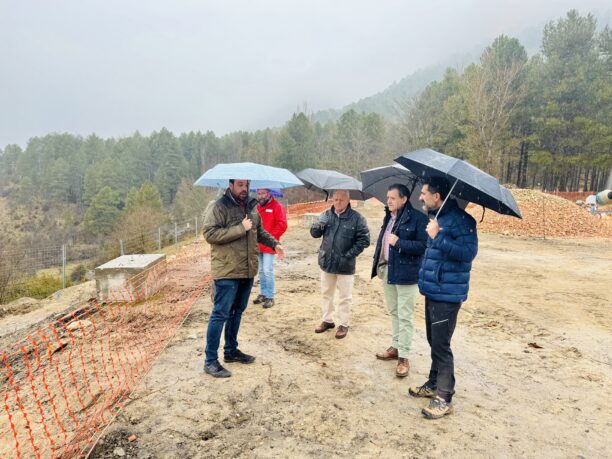 Las obras de recuperación de la barrera tobácea de Uña que está acometiendo el Gobierno regional están ejecutadas al 70 por ciento