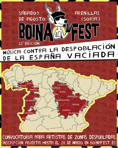 Boina Fest busca artistas de Cuenca en su lucha contra la despoblación