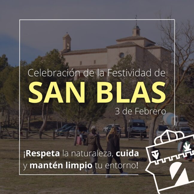 El Ayuntamiento de Tarancón pide colaboración ciudadana para mantener limpio el entorno en la festividad de San Blas