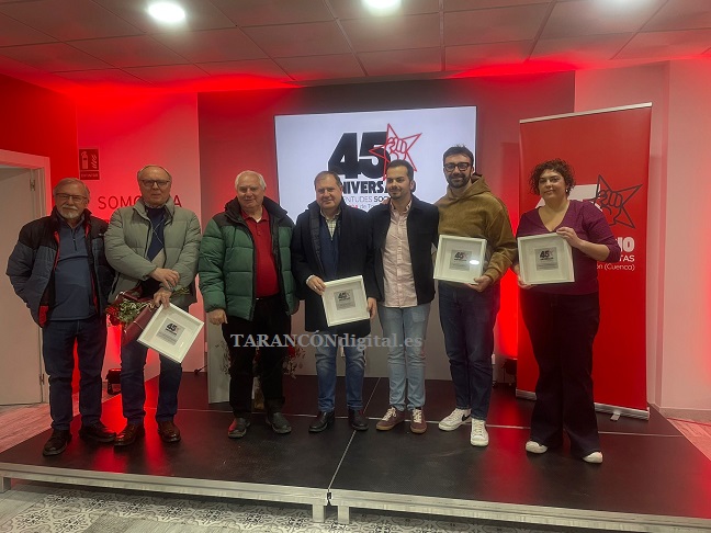 Juventudes Socialistas de Tarancón han celebrado hoy el acto de clausura del 45 aniversario de la formación