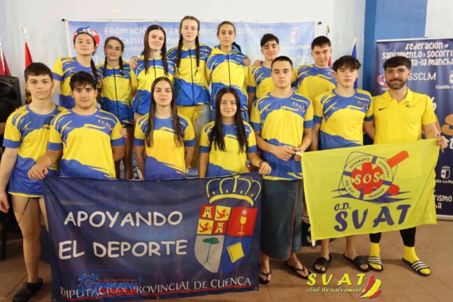 Cuenca vivió una fiesta en torno al Salvamento y Socorrismo de Castilla la Mancha, con unos excelentes resultados para los clubes conquenses SVAT y Guardavidas en las diferentes categorías.