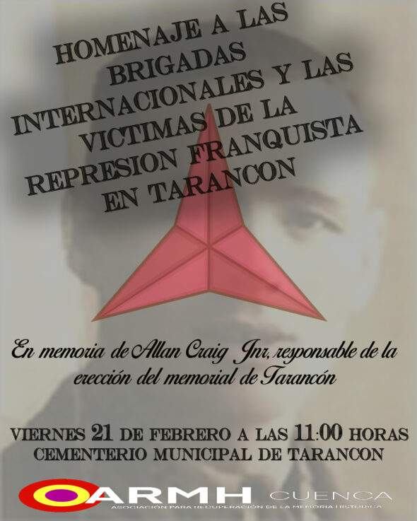 Tarancón acoge un nuevo homenaje a los caídos en la Batalla del Jarama y en la lucha antifascista