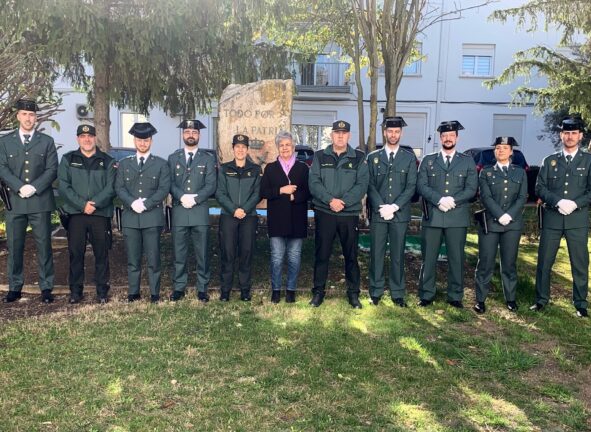 Bienvenida a los nuevos agentes de la Guardia Civil en la Comandancia de Cuenca
