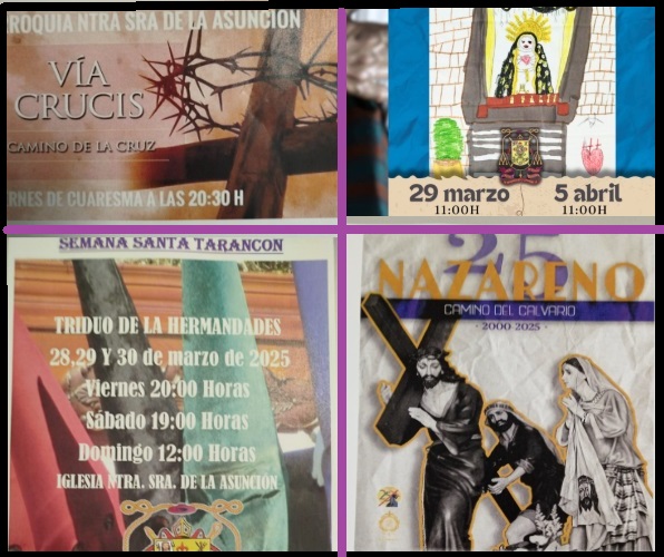 Agenda cuaresmal en Tarancón para el fin de semana