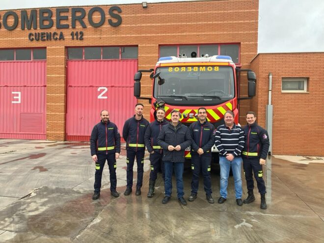 La Diputación de Cuenca crea una cuenta en la red social X para dar a conocer el trabajo de los bomberos provinciales