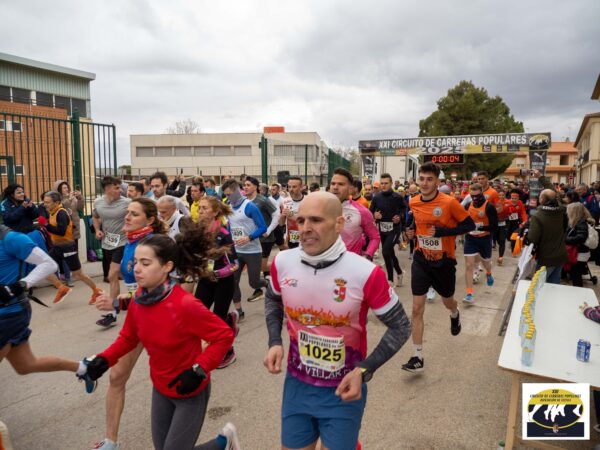 Sergio Algarra y María Jesús Algarra inauguran en Casasimarro los podios del XXI Circuito de Carreras Populares
