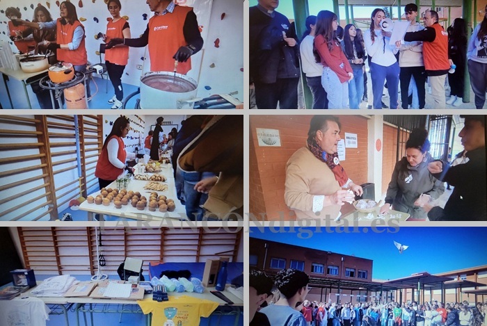 El IES La Hontanilla de Tarancón celebra su tradicional chocolatada solidaria