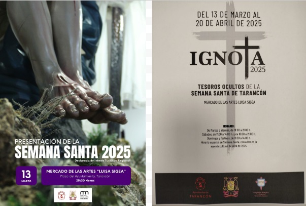 Tarancón se prepara para la presentación de la Semana Santa 2025 y la exposición «Ignota»