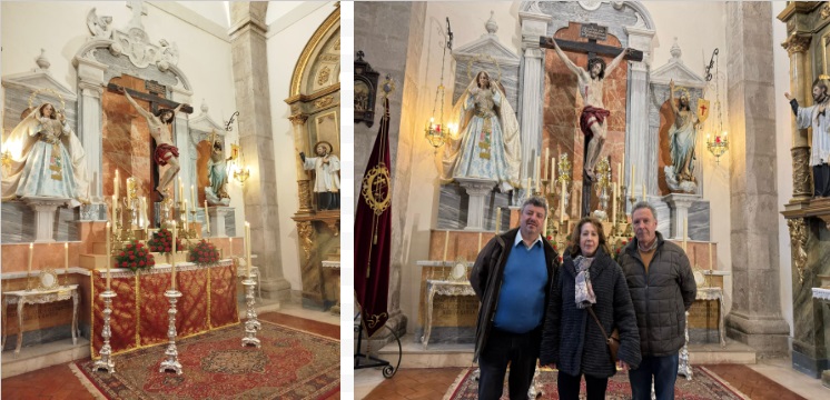 Los fieles de Tarancón han podido venerar al Cristo de Burgos en la Parroquia de la Asunción este fin de semana