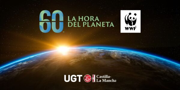 UGT Castilla-La Mancha se suma a la Hora del Planeta 2025