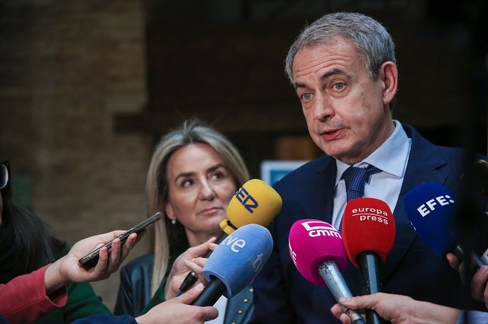 El presidente Rodríguez Zapatero cierra los actos del 8M de la Delegación del Gobierno con  una brillante conferencia en San Pedro Mártir