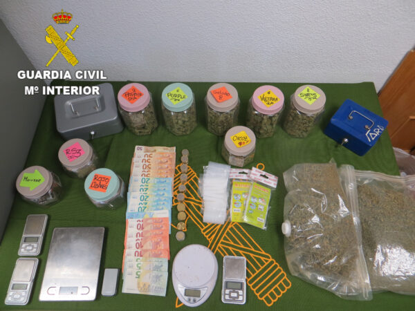 Desarticulado un punto de venta de droga en Tarancón