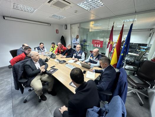 El CECOP mantiene una reunión para el seguimiento y coordinación de las actuaciones en las provincias de Guadalajara y Toledo