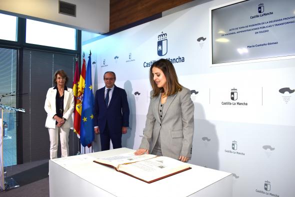 María Castaño toma posesión como nueva delegada provincial de Hacienda, Administraciones Públicas y Transformación Digital en Toledo