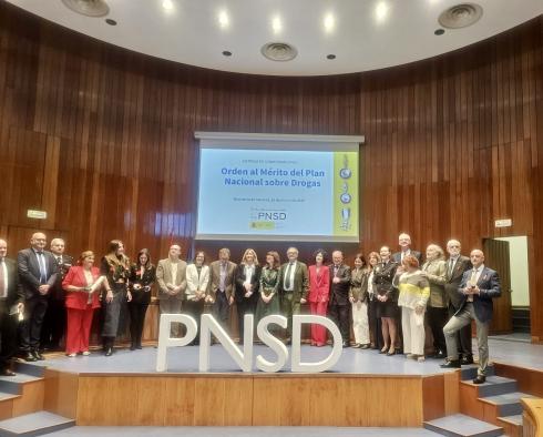Castilla-La Mancha recibe un reconocimiento por la Orden al Mérito del Plan Nacional sobre Drogas