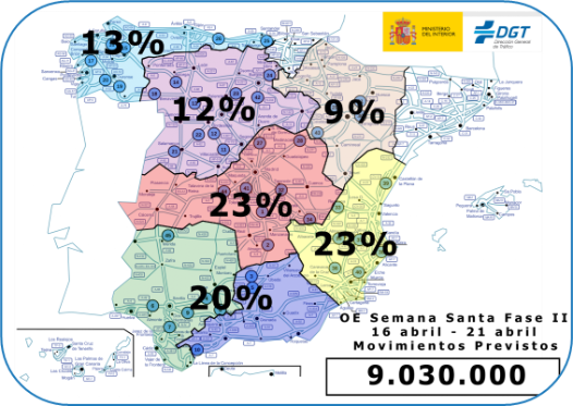 Todo preparado para la II fase de la Operación especial de tráfico de Semana Santa