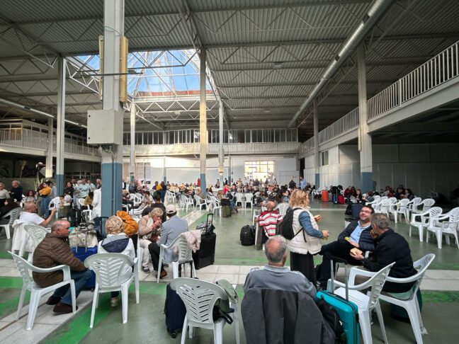 El pabellón de ferias de Tarancón acogió a 270 pasajeros de Alta Velocidad debido al apagón