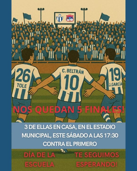 Para recibir al líder CD Fibritel Villacañas, el CD Tarancon, celebra el “Dia de la Escuela” con presentación de los equipos de la misma en la previa del partido. Además, cada niño, puede ir acompañado de un adulto gratis