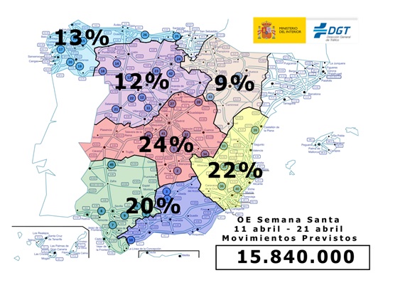 Comienza la operación especial de tráfico con motivo de la Semana Santa y la provincia de Toledo será la de mayor movimiento en Castilla-La Mancha