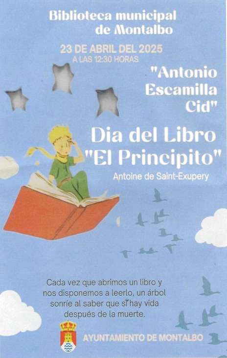 El Principito protagonista del día del Libro en Montalbo