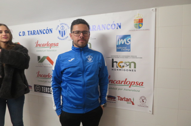 Jorge Cañete, entrenador del CD Tarancón, le hubiera gustado porque “queríamos la victoria”  y además “hemos sido superiores, sobre todo en la primera parte”