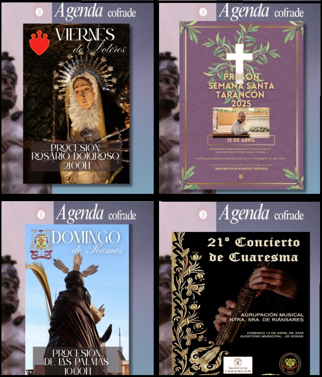 Tarancón vive un intenso fin de semana con los primeros actos de la Semana Santa 2025