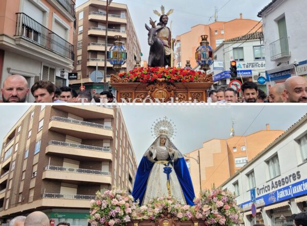 Éxito de participación y colorido en la procesión de la Entrada Triunfal de Jesús en Jerusalén en Tarancón