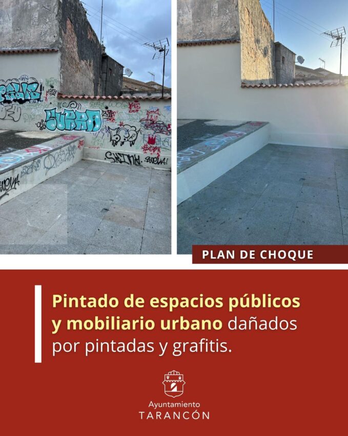 El Ayuntamiento de Tarancón continúa con el Plan de Choque de limpieza y mejora en el paraje de «El Caño»